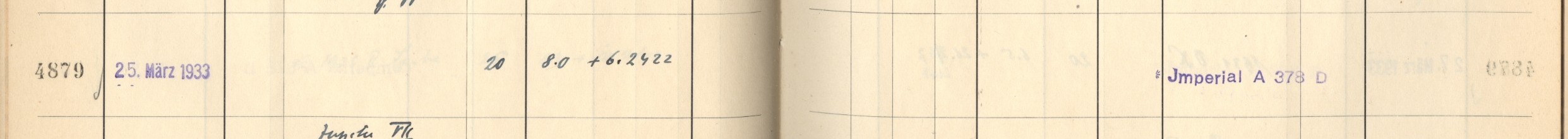Plattenverzeichnis Eintrag04879