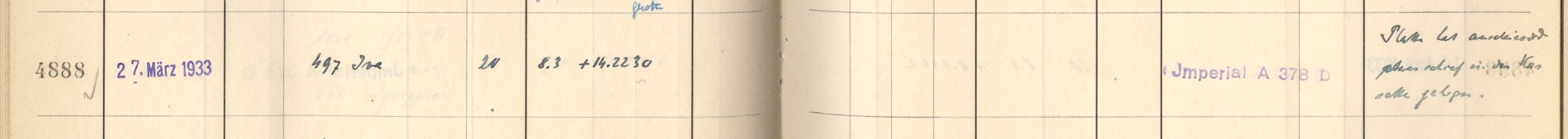 Plattenverzeichnis Eintrag04888