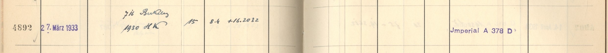 Plattenverzeichnis Eintrag04892