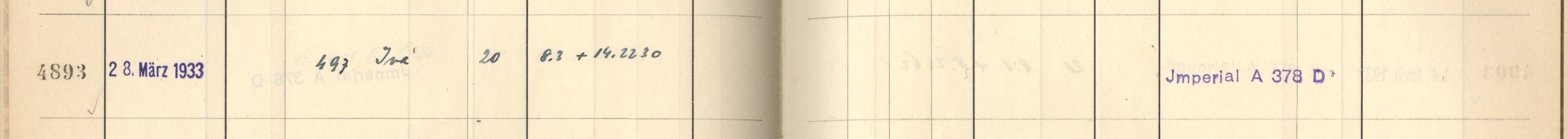 Plattenverzeichnis Eintrag04893