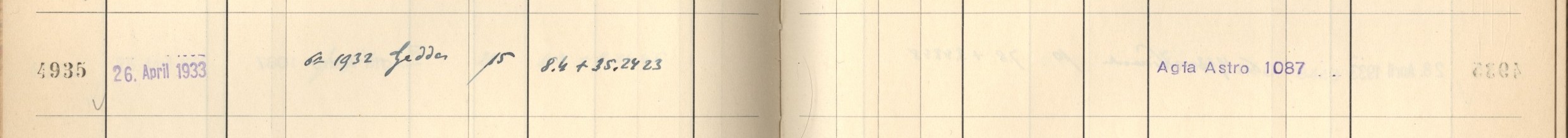 Plattenverzeichnis Eintrag04935