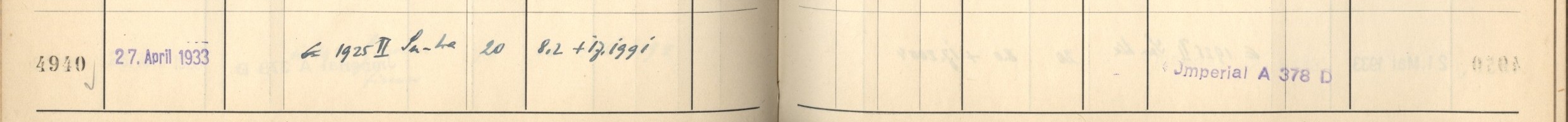 Plattenverzeichnis Eintrag04940