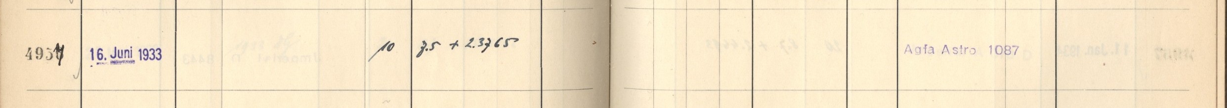 Plattenverzeichnis Eintrag04957
