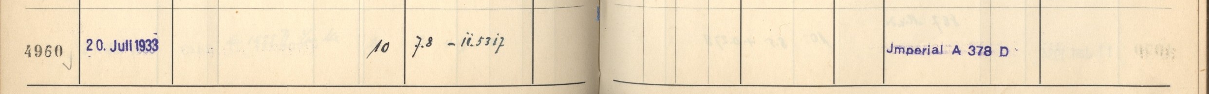 Plattenverzeichnis Eintrag04960