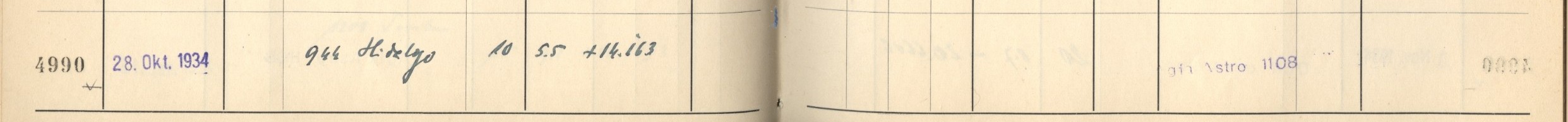 Plattenverzeichnis Eintrag04990