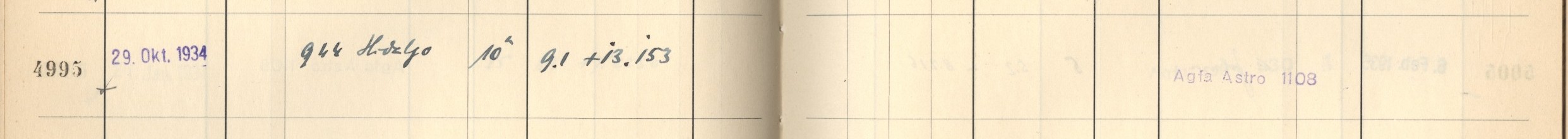 Plattenverzeichnis Eintrag04995