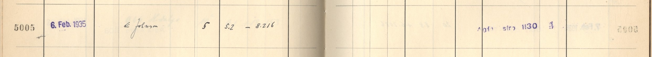 Plattenverzeichnis Eintrag05005