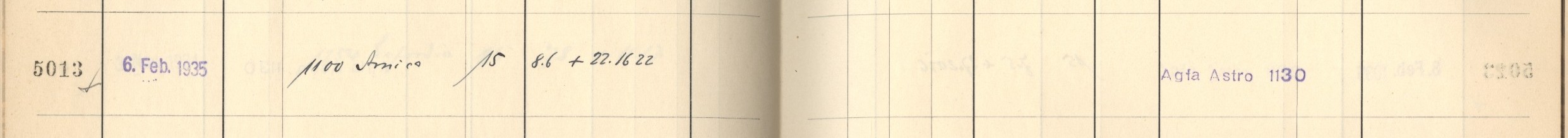 Plattenverzeichnis Eintrag05013