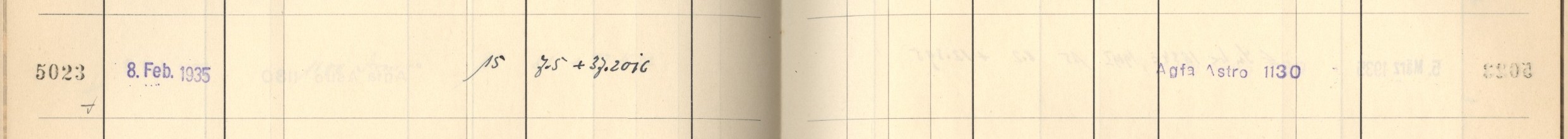 Plattenverzeichnis Eintrag05023
