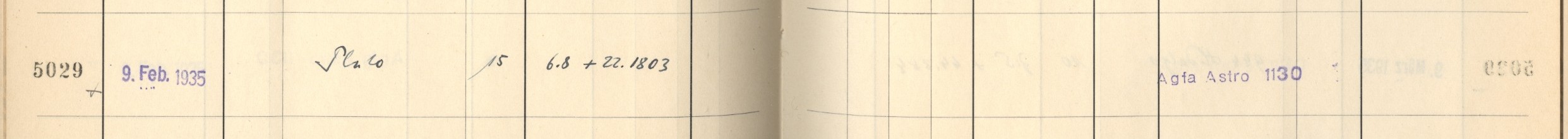 Plattenverzeichnis Eintrag05029