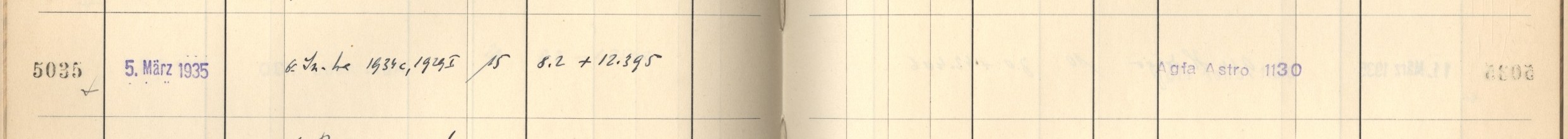 Plattenverzeichnis Eintrag05035