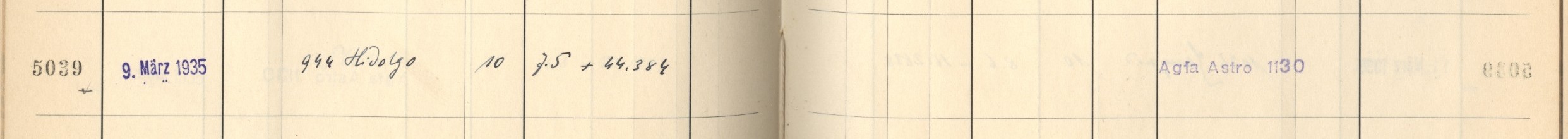 Plattenverzeichnis Eintrag05039