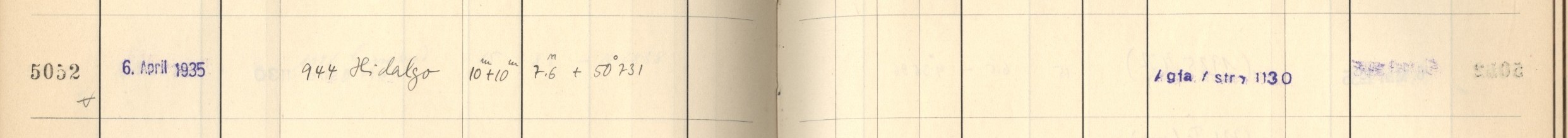 Plattenverzeichnis Eintrag05052