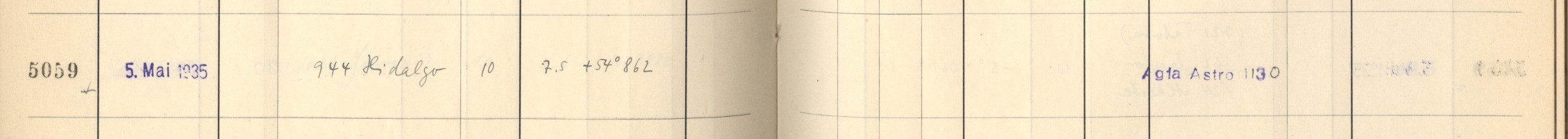 Plattenverzeichnis Eintrag05059