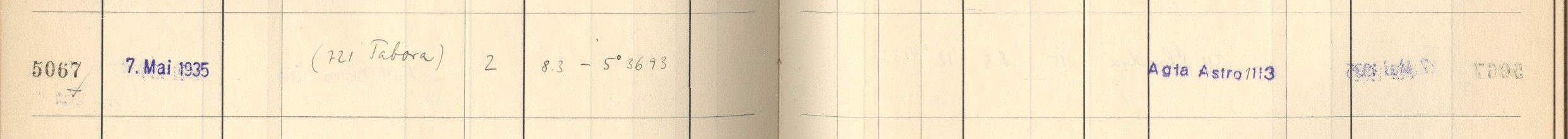 Plattenverzeichnis Eintrag05067