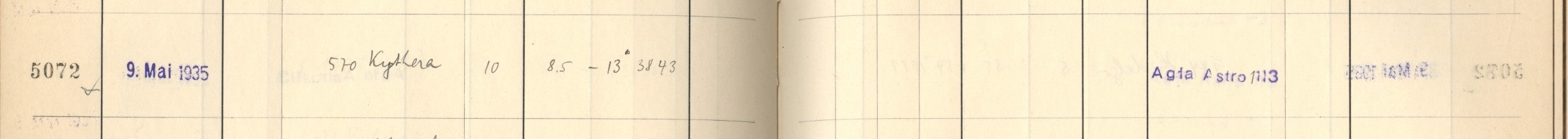 Plattenverzeichnis Eintrag05072