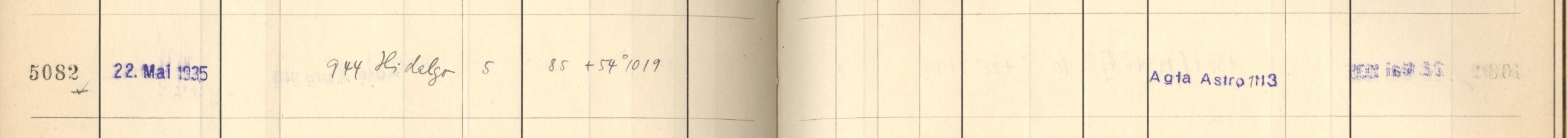 Plattenverzeichnis Eintrag05082