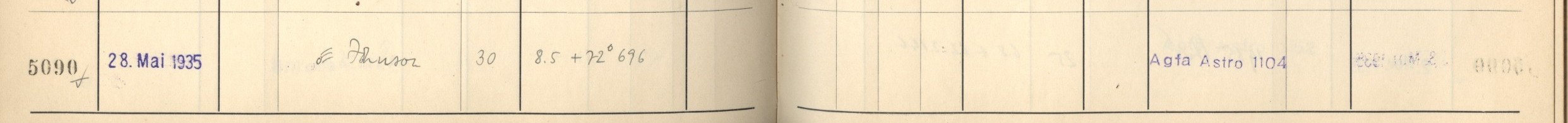 Plattenverzeichnis Eintrag05090