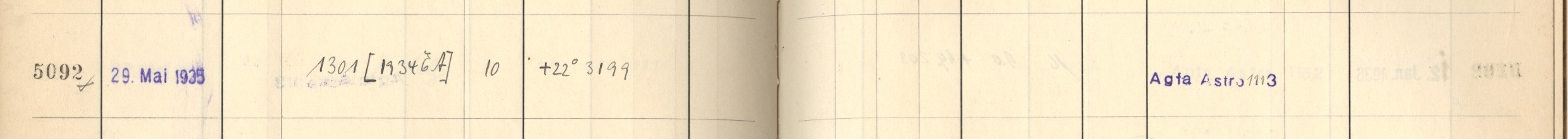Plattenverzeichnis Eintrag05092