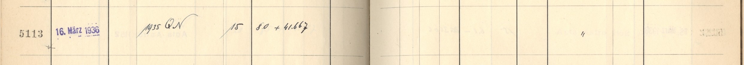 Plattenverzeichnis Eintrag05113