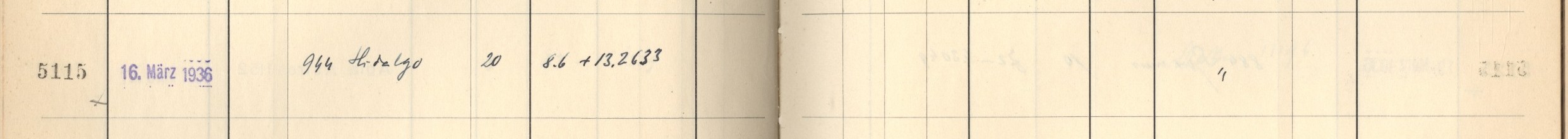 Plattenverzeichnis Eintrag05115