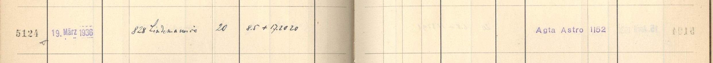Plattenverzeichnis Eintrag05124