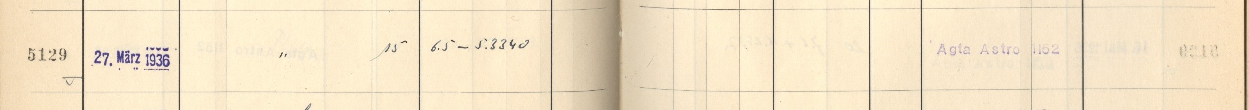 Plattenverzeichnis Eintrag05129