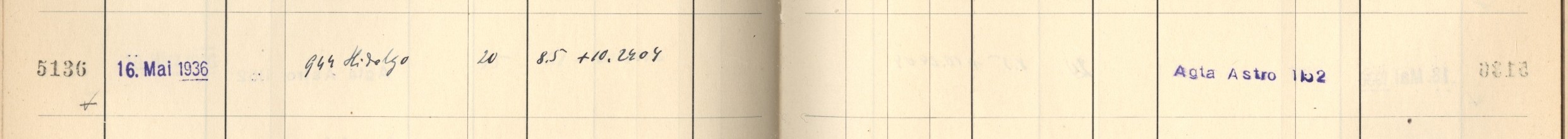 Plattenverzeichnis Eintrag05136