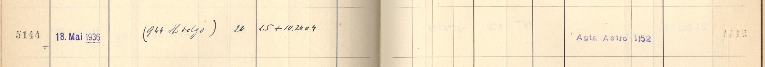 Plattenverzeichnis Eintrag05144