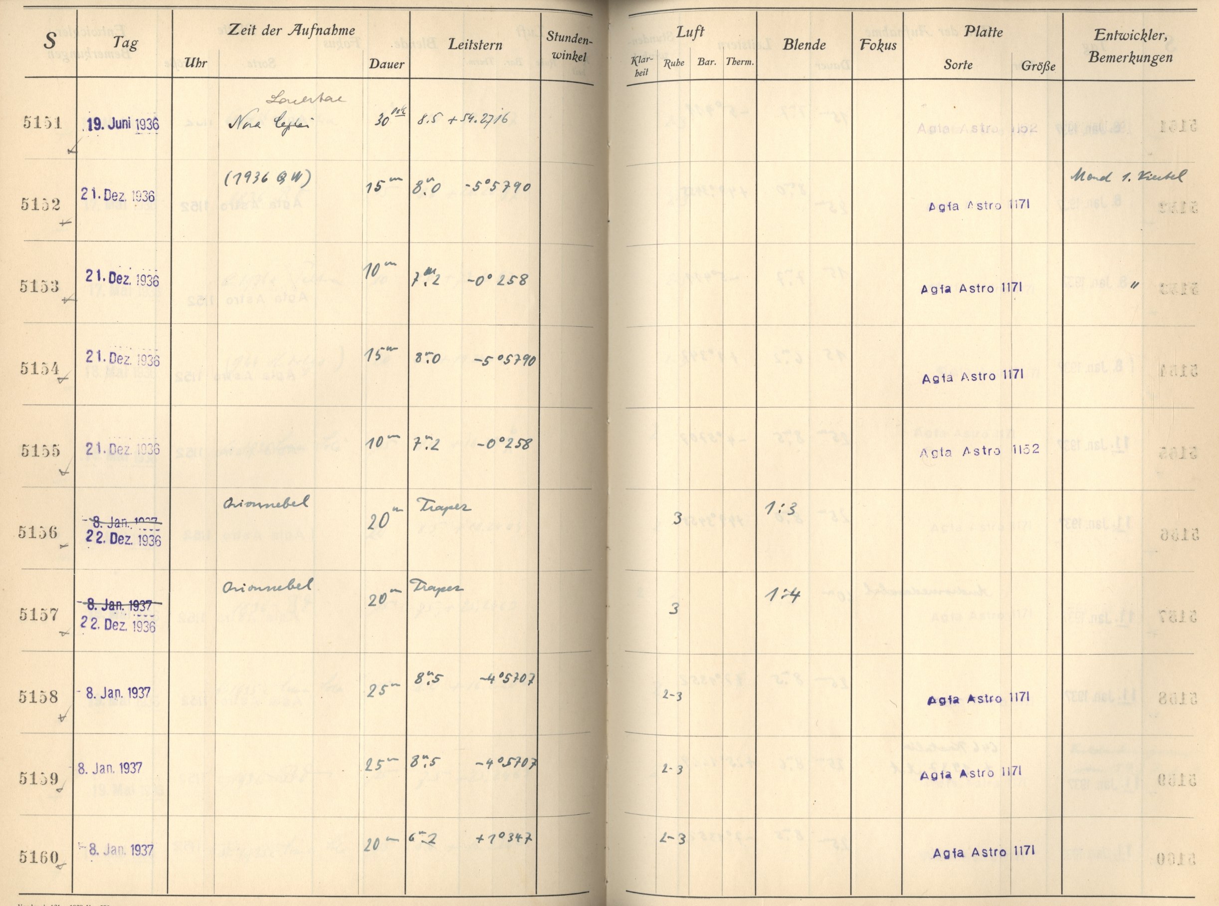 Plattenverzeichnis: ganze Seite05153