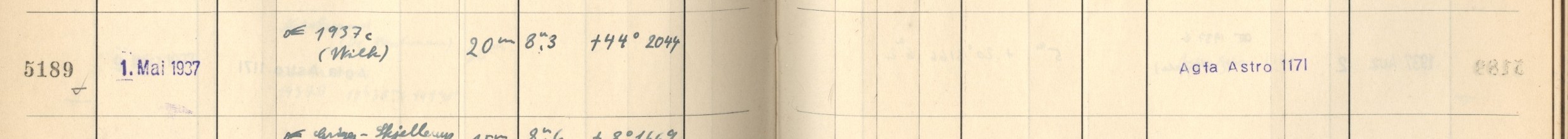 Plattenverzeichnis Eintrag05189
