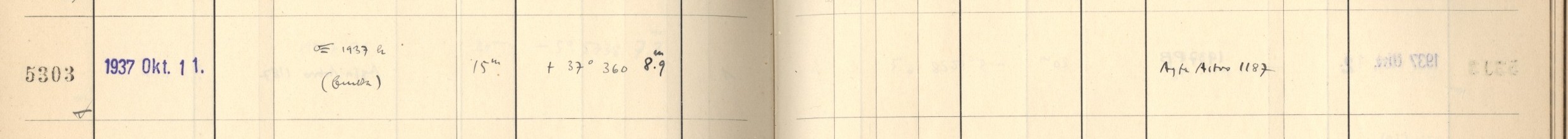 Plattenverzeichnis Eintrag05303