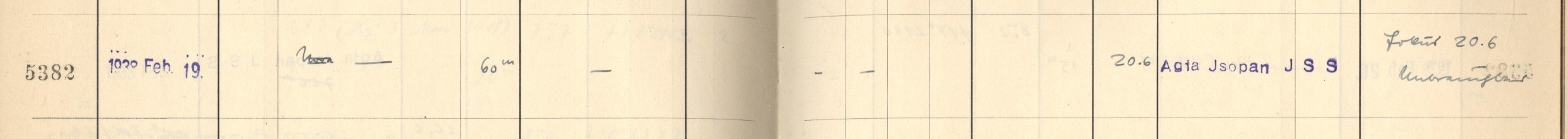 Plattenverzeichnis Eintrag05382