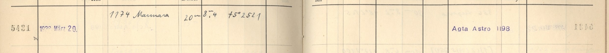 Plattenverzeichnis Eintrag05431