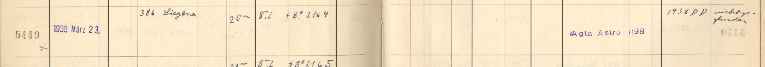 Plattenverzeichnis Eintrag05449
