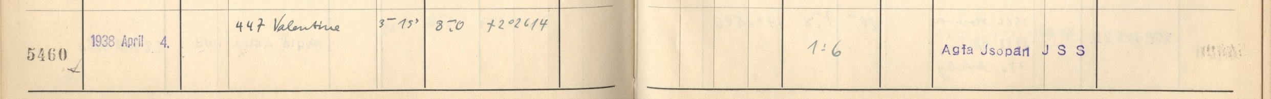 Plattenverzeichnis Eintrag05460