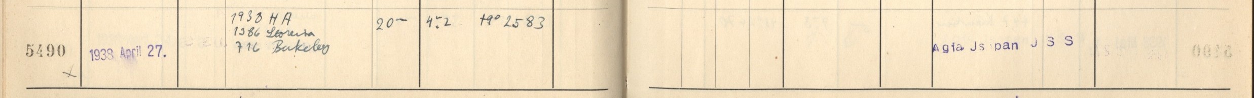 Plattenverzeichnis Eintrag05490