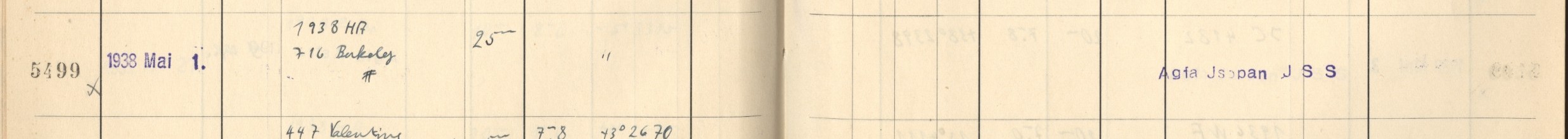 Plattenverzeichnis Eintrag05499