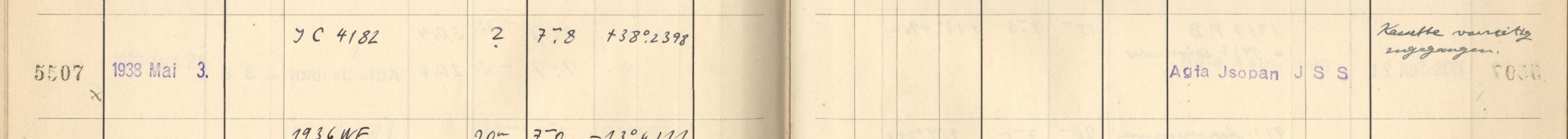 Plattenverzeichnis Eintrag05507