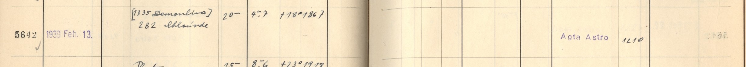 Plattenverzeichnis Eintrag05642