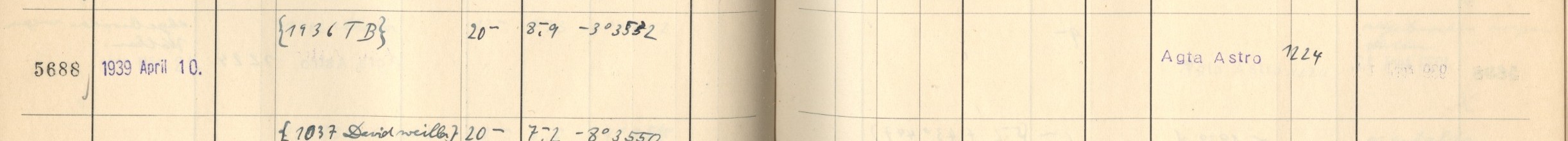 Plattenverzeichnis Eintrag05688