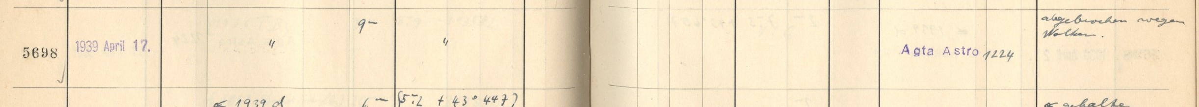 Plattenverzeichnis Eintrag05698