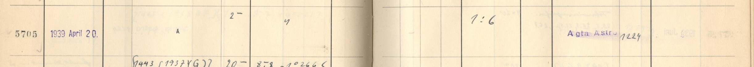Plattenverzeichnis Eintrag05705