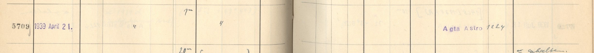Plattenverzeichnis Eintrag05709