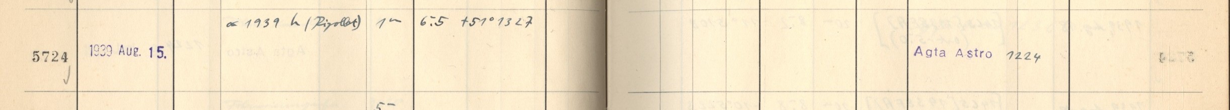Plattenverzeichnis Eintrag05724