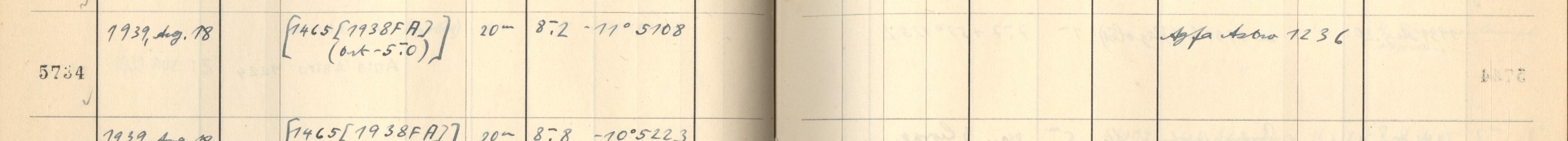 Plattenverzeichnis Eintrag05734