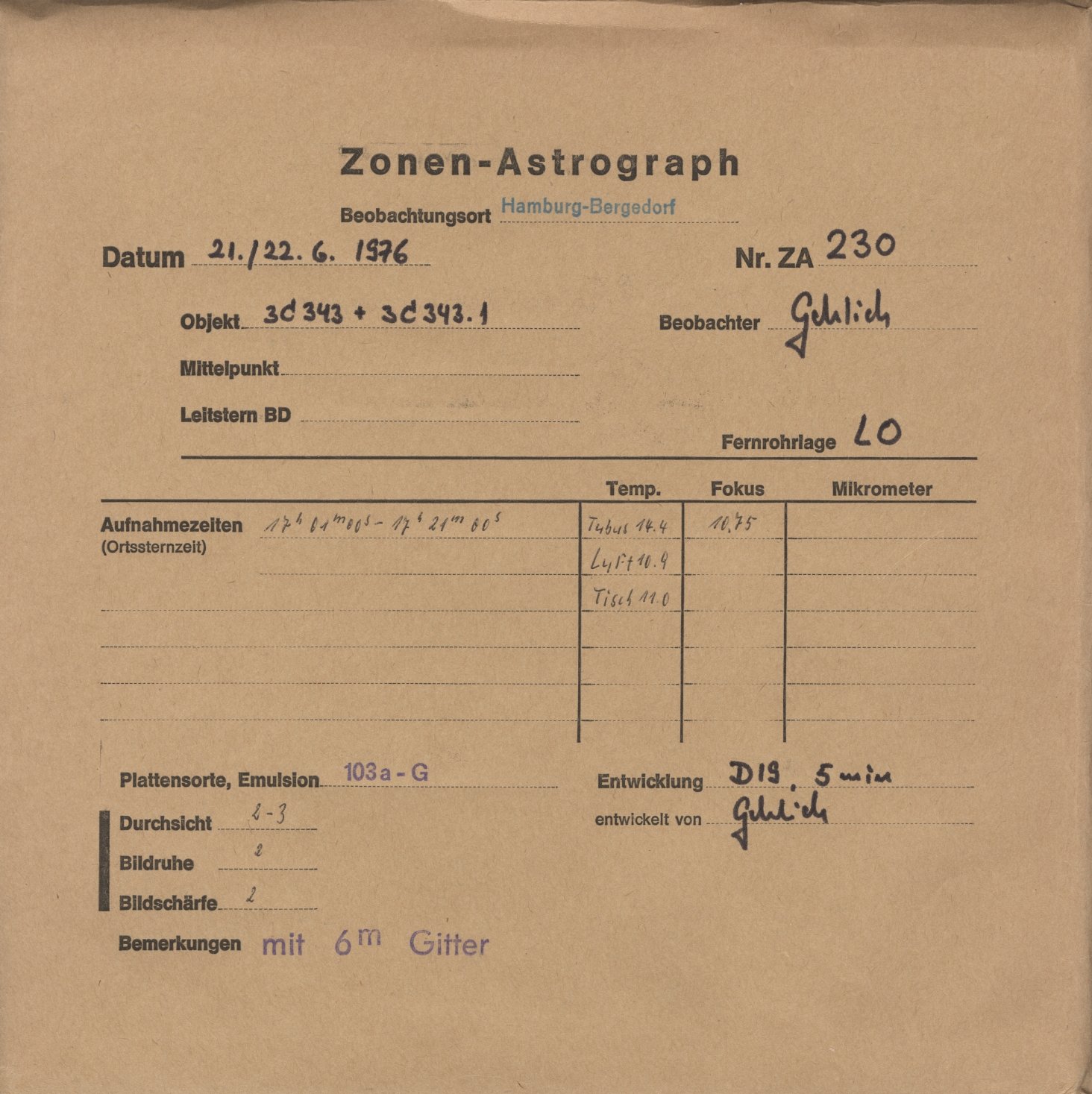 Plattenhuelle ZA00230