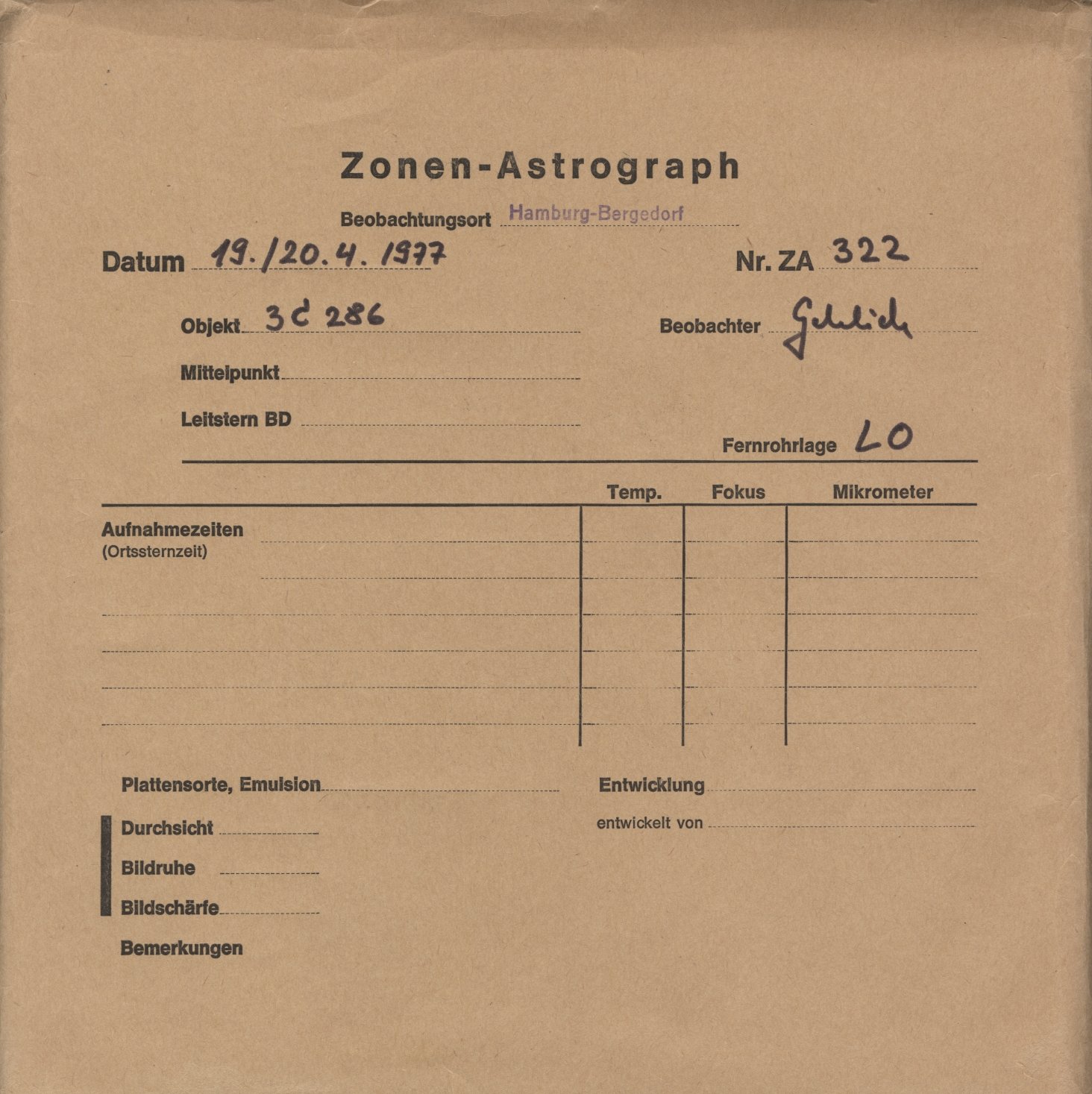 Plattenhuelle ZA00322