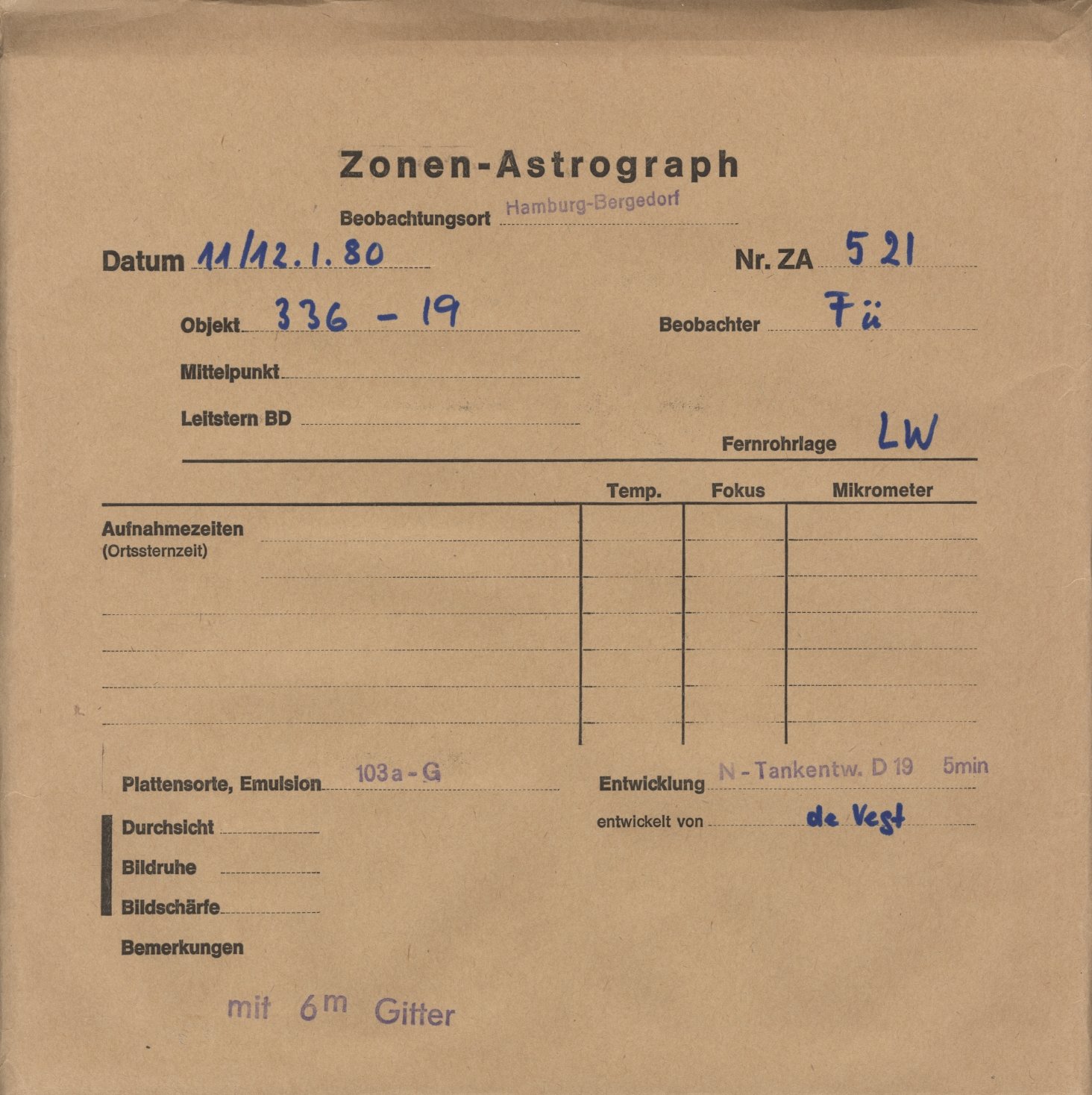 Plattenhuelle ZA00521