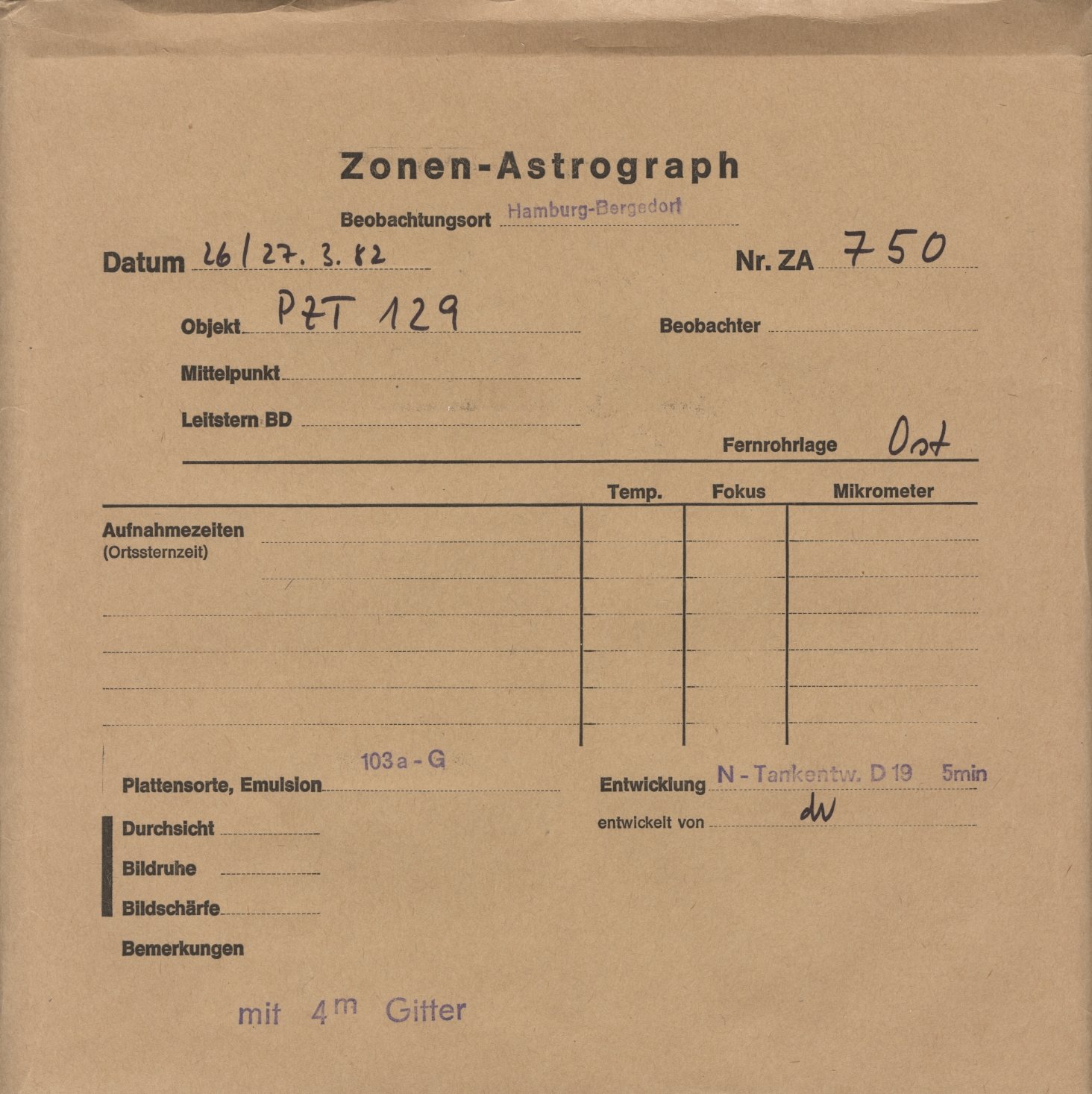 Plattenhuelle ZA00750